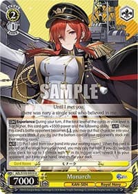Monarch - Azur Lane - Weiss Schwarz card