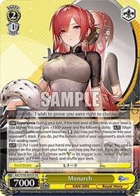 Monarch (SR) - Azur Lane - Weiss Schwarz card