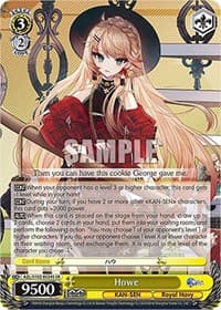 Howe (SR) - Azur Lane - Weiss Schwarz card