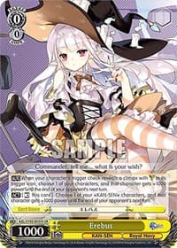 Erebus (SR) - Azur Lane - Weiss Schwarz card