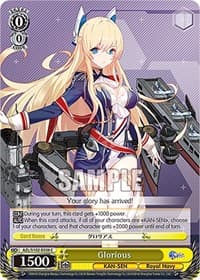 Glorious - Azur Lane - Weiss Schwarz card
