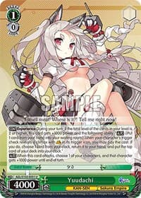 Yuudachi - Azur Lane - Weiss Schwarz card