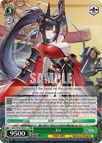 Kii - Azur Lane - Weiss Schwarz card