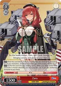 Zara - Azur Lane - Weiss Schwarz card