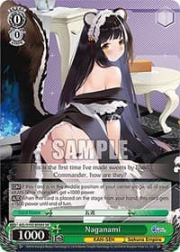 Naganami (SR) - Azur Lane - Weiss Schwarz card