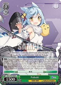 Fubuki - Azur Lane - Weiss Schwarz card