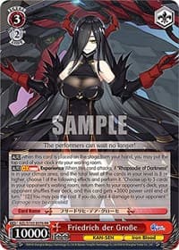 Friedrich der Grosse - Azur Lane - Weiss Schwarz card