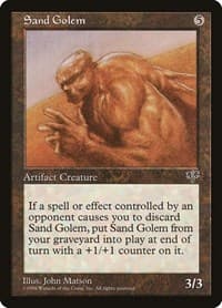 Sand Golem - Mirage - Magic: The Gathering card