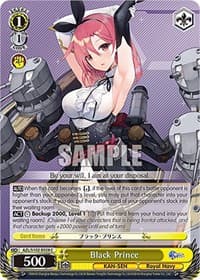 Black Prince - Azur Lane - Weiss Schwarz card