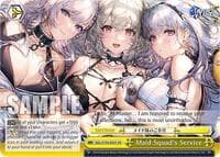Maid Squad's Service - Azur Lane - Weiss Schwarz card