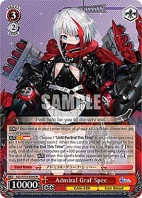 Admiral Graf Spee - Azur Lane - Weiss Schwarz card