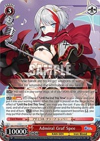 Admiral Graf Spee (SR) - Azur Lane - Weiss Schwarz card
