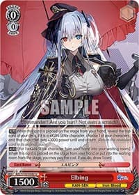 Elbing - Azur Lane - Weiss Schwarz card