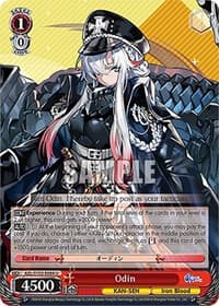 Odin - Azur Lane - Weiss Schwarz card