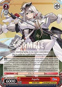 Aquila - Azur Lane - Weiss Schwarz card