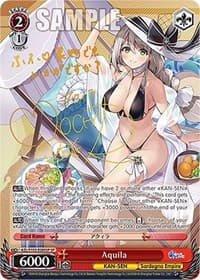 Aquila (SP) (Gold Signature) - Azur Lane - Weiss Schwarz card