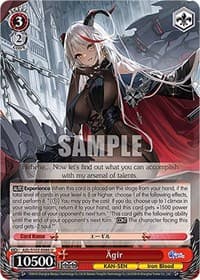 Ägir - Azur Lane - Weiss Schwarz card