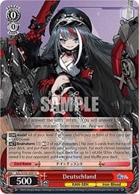 Deutschland - Azur Lane - Weiss Schwarz card