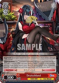 Deutschland (SR) - Azur Lane - Weiss Schwarz card