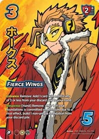 Fierce Wings (XSR) - UniVersus: My Hero Academia: Jet Burn - UniVersus card