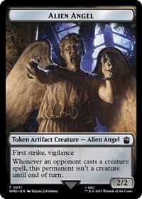 Alien Angel // Mutant Double-Sided Token - Universes Beyond: Doctor Who - Magic: The Gathering card