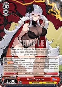 Graf Zeppelin (SR) - Azur Lane - Weiss Schwarz card