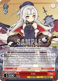 Z46 - Azur Lane - Weiss Schwarz card