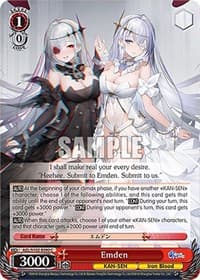 Emden - Azur Lane - Weiss Schwarz card