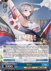 Reno (SR) - Azur Lane - Weiss Schwarz card