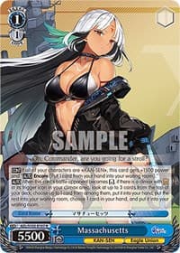 Massachusetts - Azur Lane - Weiss Schwarz card