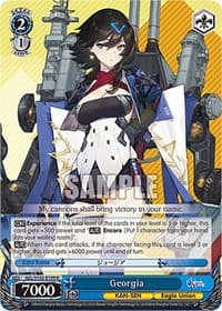Georgia - Azur Lane - Weiss Schwarz card