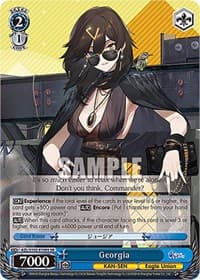 Georgia (SR) - Azur Lane - Weiss Schwarz card