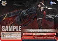 Rhapsodie of Darkness - Azur Lane - Weiss Schwarz card