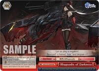 Rhapsodie of Darkness (RRR) - Azur Lane - Weiss Schwarz card