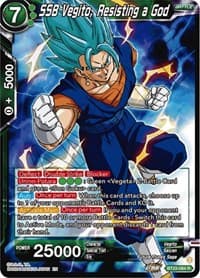 SSB Vegito, Resisting a God - Perfect Combination - Dragon Ball Super: Masters card