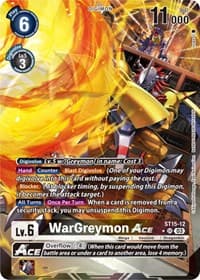 WarGreymon ACE (Alternate Art) - Starter Deck 15: Dragon of Courage - Digimon Card Game card