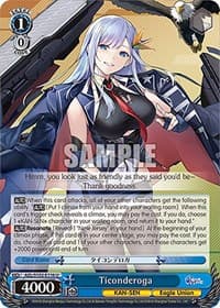 Ticonderoga - Azur Lane - Weiss Schwarz card