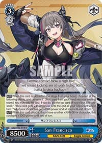 San Francisco - Azur Lane - Weiss Schwarz card
