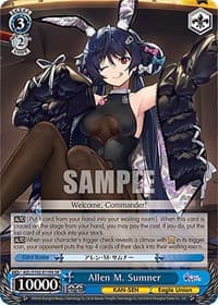 Allen M. Sumner (SR) - Azur Lane - Weiss Schwarz card