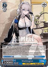 Washington (SR) - Azur Lane - Weiss Schwarz card