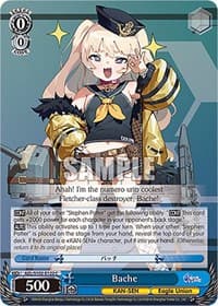 Bache - Azur Lane - Weiss Schwarz card