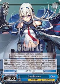 Casablanca - Azur Lane - Weiss Schwarz card