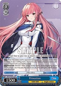 Princeton - Azur Lane - Weiss Schwarz card