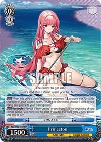 Princeton (SR) - Azur Lane - Weiss Schwarz card