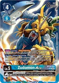 Zudomon ACE (English Exclusive Alternate Art) - Blast Ace - Digimon Card Game card