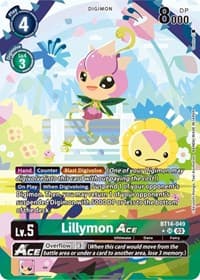 Lillymon ACE (English Exclusive Alternate Art) - Blast Ace - Digimon Card Game card
