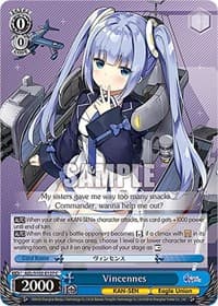 Vincennes - Azur Lane - Weiss Schwarz card