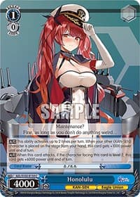 Honolulu - Azur Lane - Weiss Schwarz card