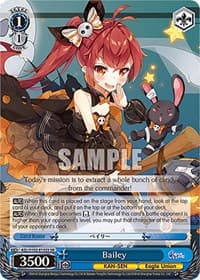 Bailey (SR) - Azur Lane - Weiss Schwarz card
