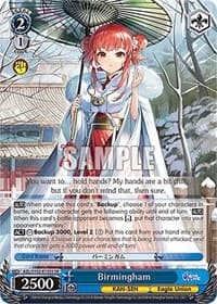 Birmingham (SR) - Azur Lane - Weiss Schwarz card